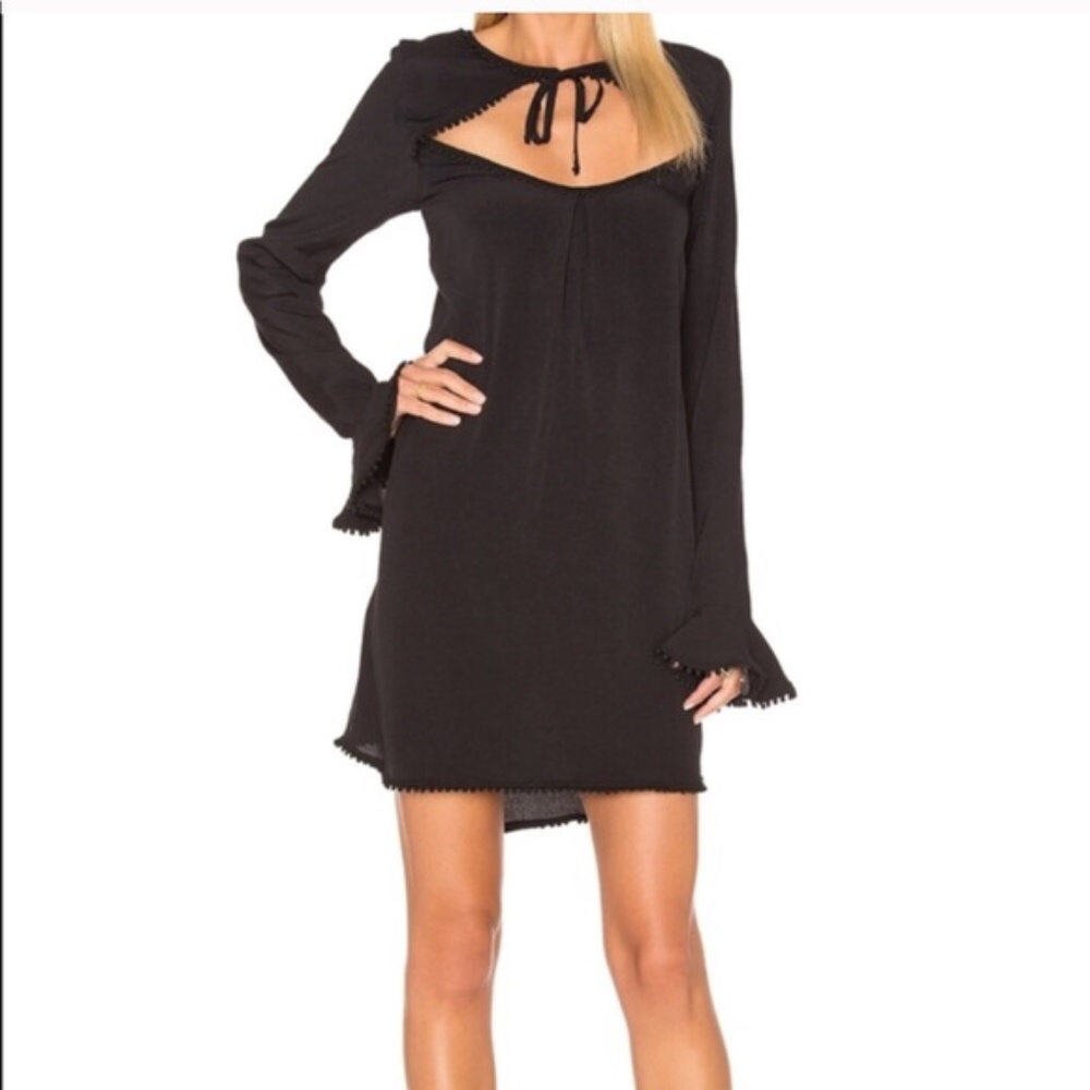 NWOT For Love & Lemons Josephine Swing Mini, Black